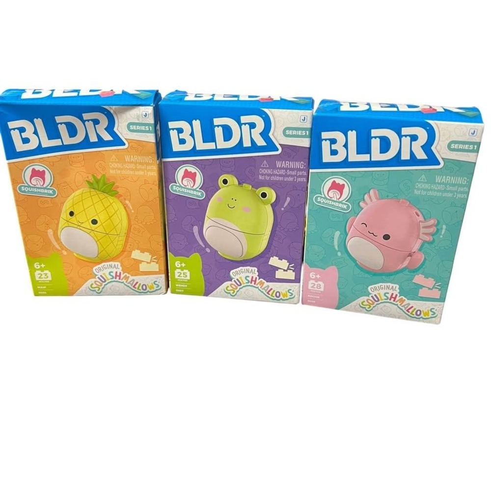 BLDR Squishmallow Series 1 Bundle Of 3 Sets NIB - 1 Box Dented